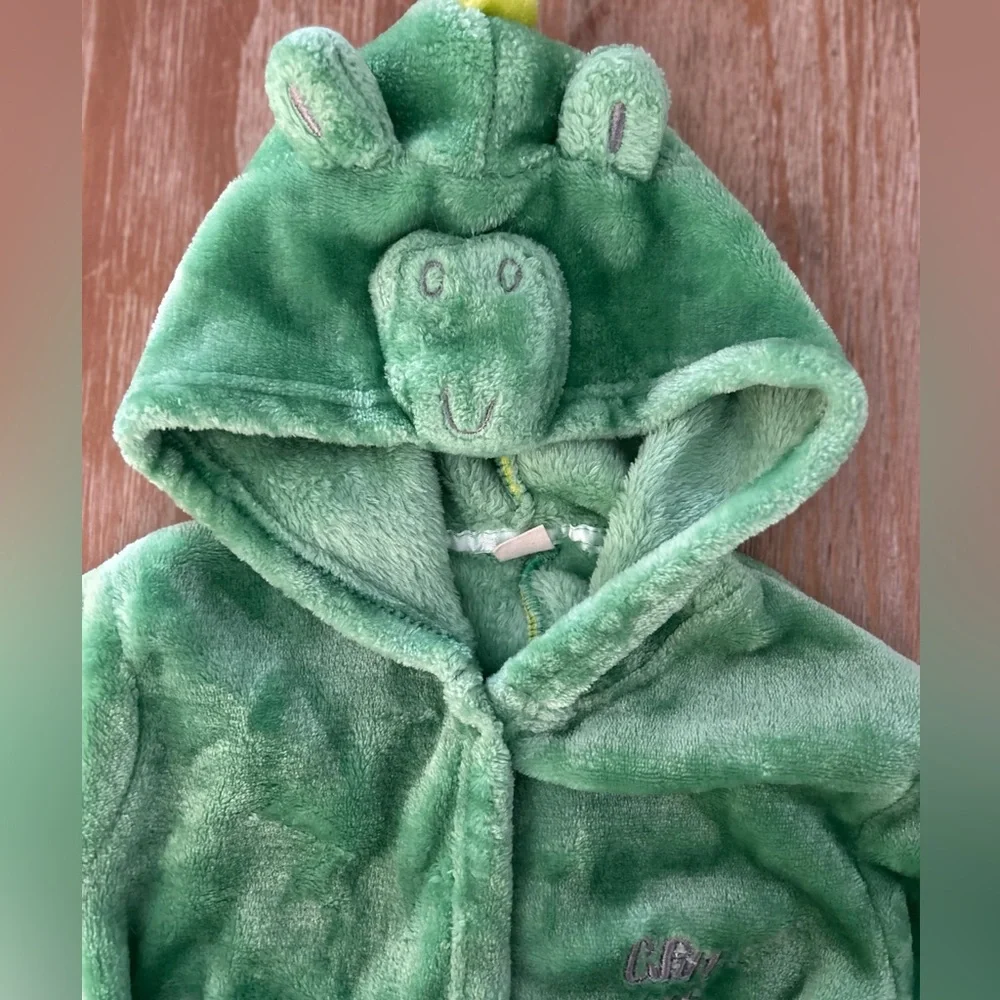 Alligator Hooded Plush Robe
